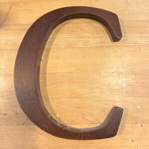 Pottery Barn Kids PBK Wooden Wall Decor Letter “C”